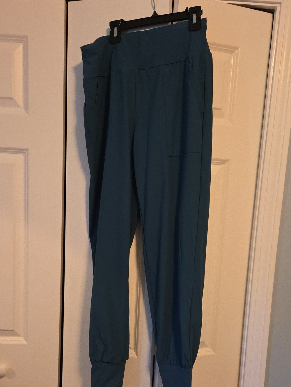 HALARA Women’s High Rise Joggers Teal Size M Regular Pockets
